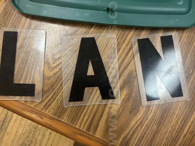 Lot of Marquee Plastic Letters
