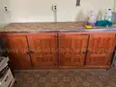 Set of Double Wooden Cabinets
