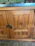 Set of Double Wooden Cabinets