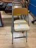 Lot of Tall Folding Chairs