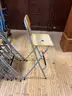Lot of Tall Folding Chairs