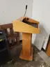 Podium with Microphone