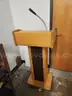 Podium with Microphone