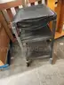 Black Rolling Cart