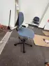 10 Blue and Gray Roll Chairs