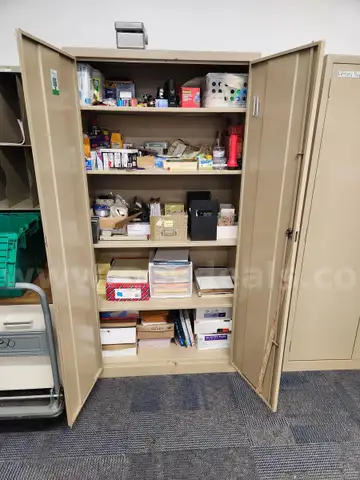2 Cabinets with Doors