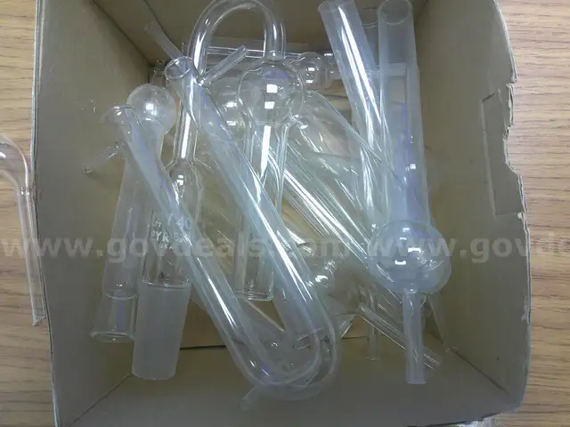 Assortment of lab glassware