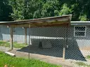 Multiple lean-to pergolas