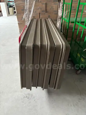7 fold up tables - cart is NOT included