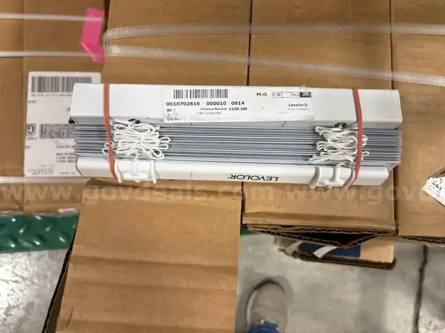 1" Mini Blinds 9" x 35" metal (entire lot)