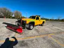 2005 Chevrolet Silverado 2500HD Work Truck Long Bed 4WD With Western Plow.