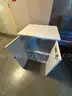 1 VERY LARGE LOT OF OFFICE FURNITURE - 1 Cabinet, 5 Tables, 1 Chair