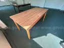 1 VERY LARGE LOT OF OFFICE FURNITURE - 1 Cabinet, 5 Tables, 1 Chair
