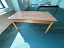 1 VERY LARGE LOT OF OFFICE FURNITURE - 1 Cabinet, 5 Tables, 1 Chair