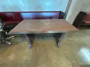 1 VERY LARGE LOT OF OFFICE FURNITURE - 1 Cabinet, 5 Tables, 1 Chair