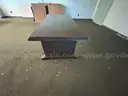 1 VERY LARGE LOT OF OFFICE FURNITURE - 1 Cabinet, 5 Tables, 1 Chair