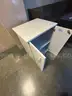1 VERY LARGE LOT OF OFFICE FURNITURE - 1 Cabinet, 5 Tables, 1 Chair