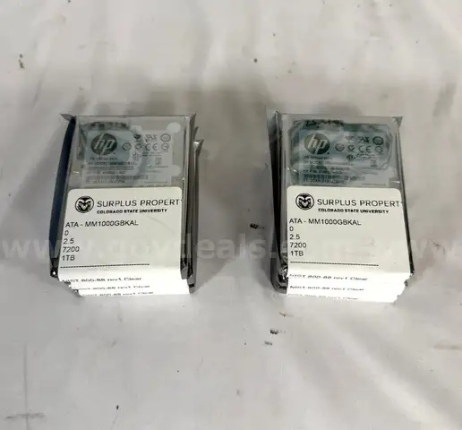 Lot of 6 1TB SATA Hard Drives