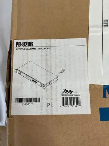 Middle Atlantic Products PD0920R Rackmount Power Center (Auction 2)