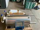 Lot of 2 Stainless Steel Storage Tanks