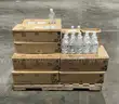 Pallet of Hyclone Hypure WFI Water Bottles and Bags