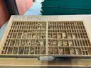 M&H Letter Press Cabinet with Letters