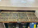 M&H Letter Press Cabinet with Letters