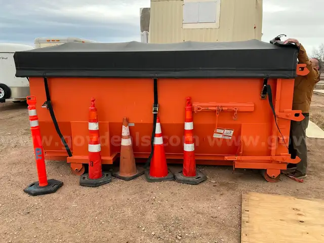 Wastequip Large Roll Off Dumpster