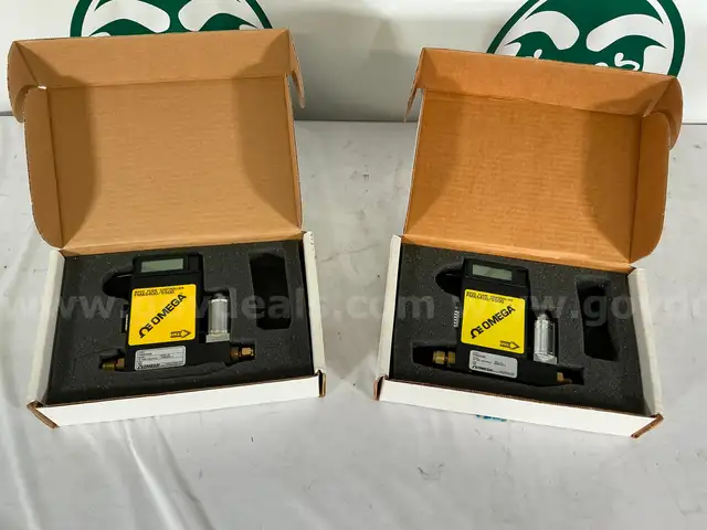 Lot of 2 Omega Mass Flow Controller