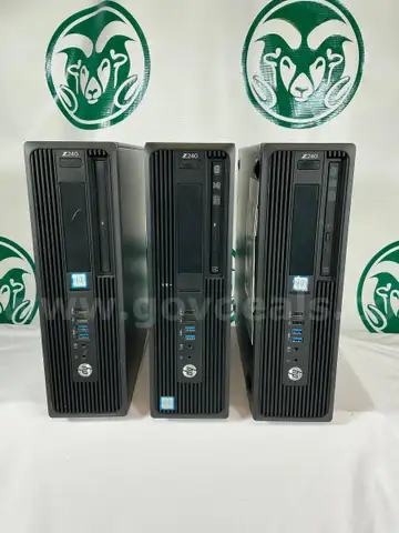 Lot of 3 HP Z240 SFF Workstations  (Posting #2)