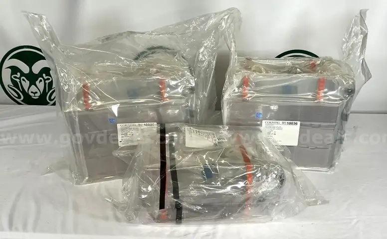 Lot of 3 Corning Cell Culture Vessels
