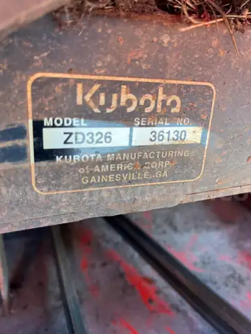 Kubota ZD326