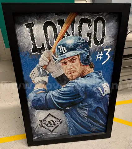 Evan Longoria #3 Painting