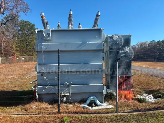 G.E.  M 122646   115 KV / 4160Y / 2400 V Transformer