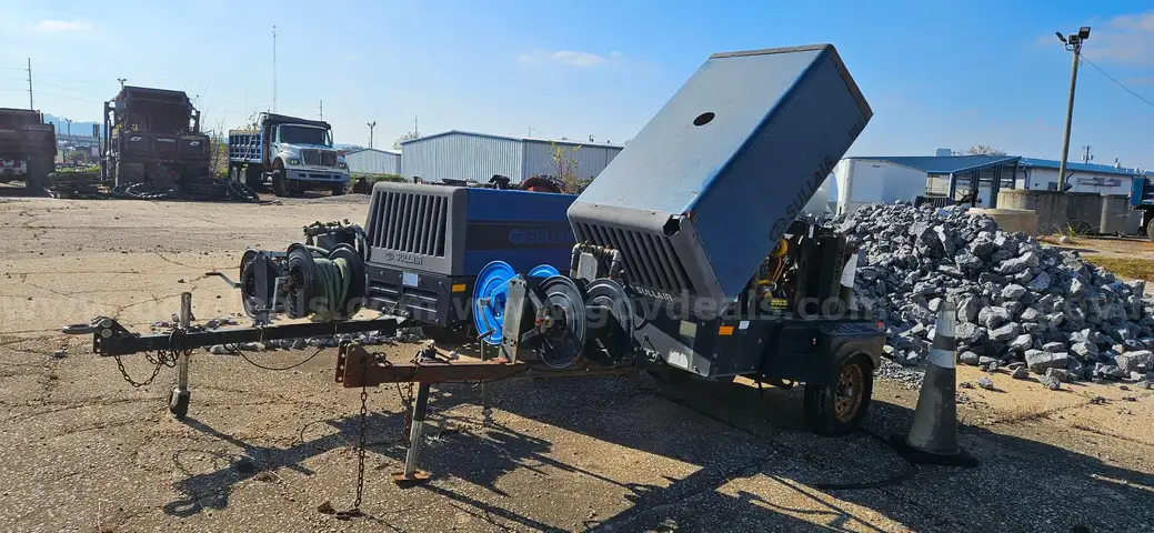 3 Sullair 185 Portable Air Compressor