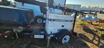Multiquip Whisperwatt 7000 Watt Diesel Generator with Mobile Light Tower