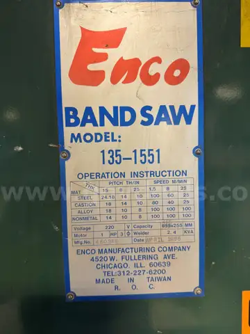 vertical band saw