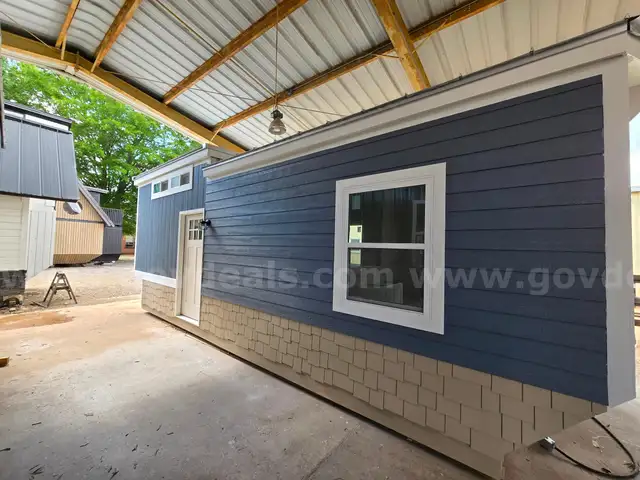 Team Orange Tiny House built by Building Construction Science Program Students at MSU