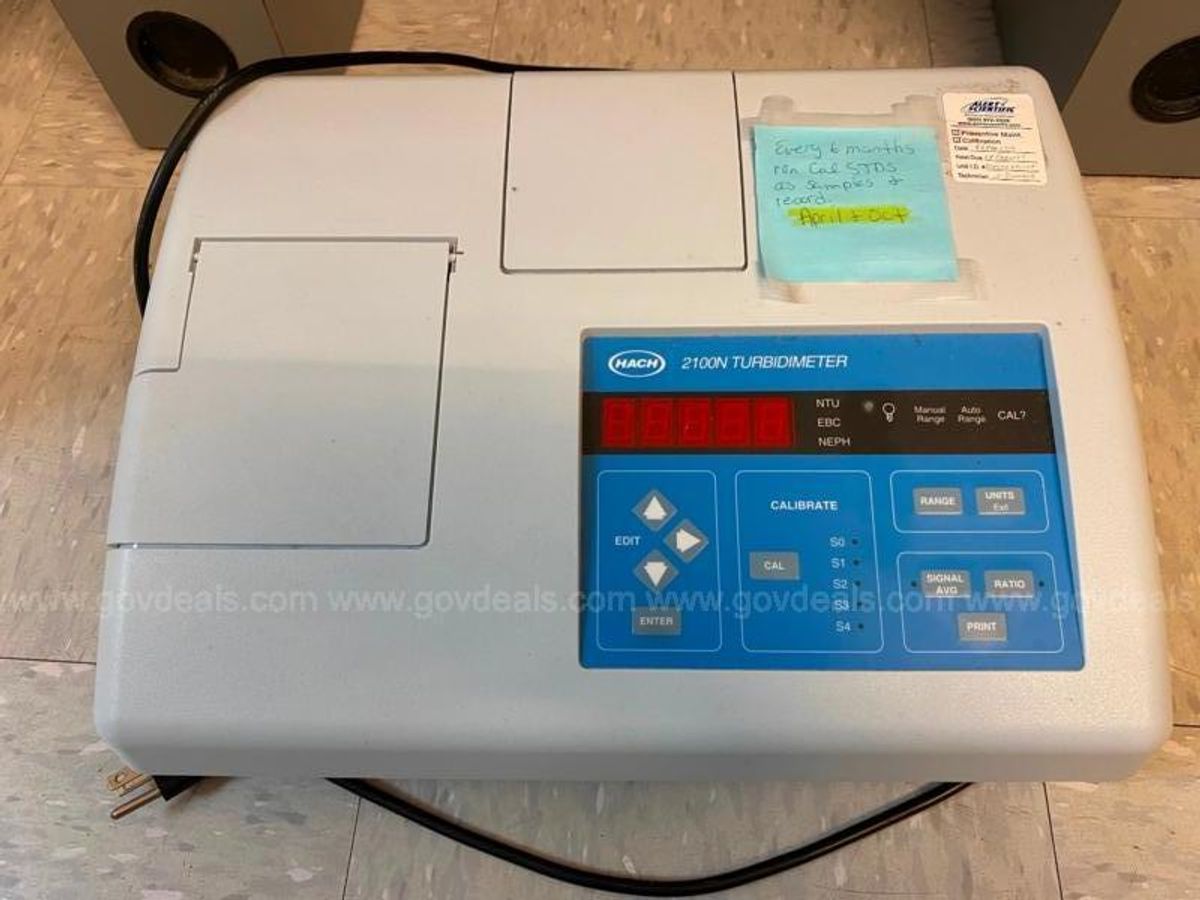 HACH 2100N Turbidimeter AllSurplus