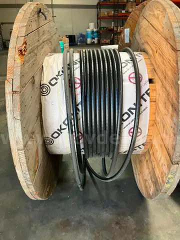 Lot of Scrap conduit cable spools