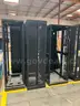 Lot of 9 metal network Server racks