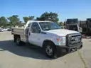2013 Ford F350 XL Super Duty 4x2 w/ Flatbed and Hoist