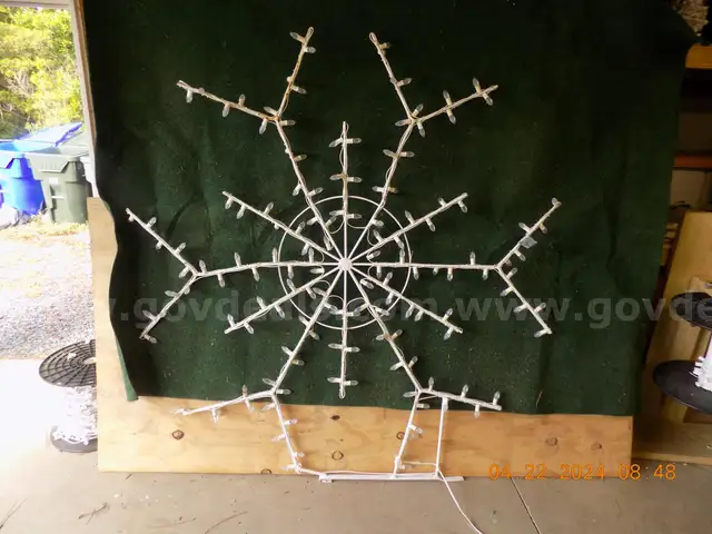 Snowflake #5- Christmas Light Fixture