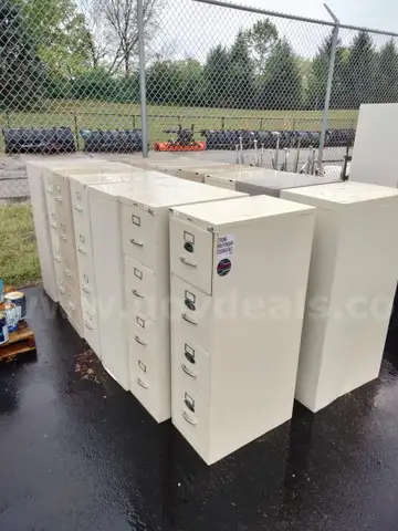 Lot of used file cabinets