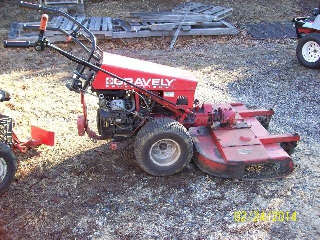 Gravely walk behind discount mower