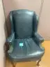 Used-Blue Leather Chairs