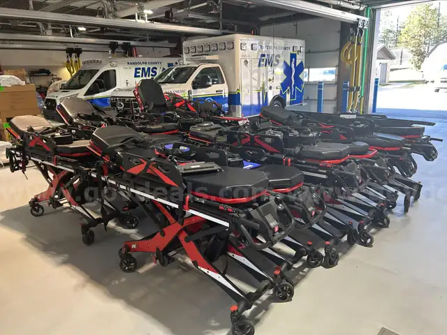 (12) Used Ferno INX stretchers for ambulances