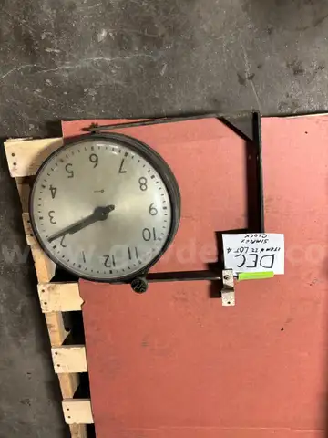 Simplex Mounted Wall Clock