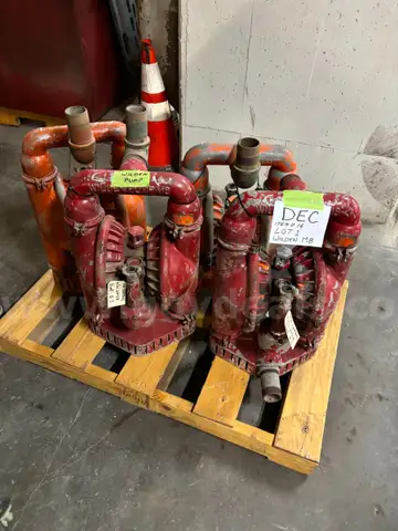 4 - 2' Air Operated Diaphragm Pumps