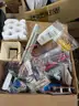 Large lot of assorted electronic parts.  Electronics.  (HopCC)